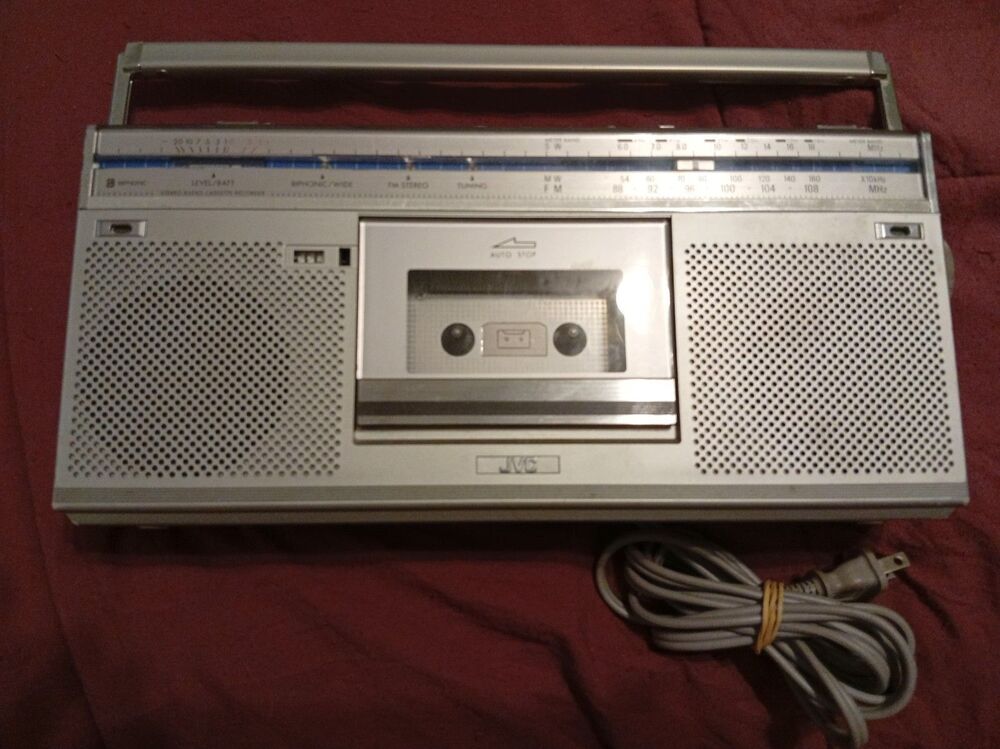 Vintage Boom Box JVC Stereo Radio RC-S5JW - Read Description